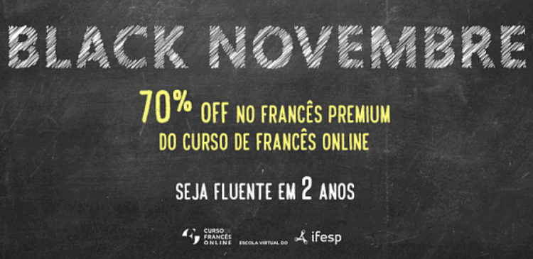 black novembre curso de francês